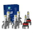 thumbnail image 1 of Set of 6 H11/H8/H9 H7 LED Super Bright High Beam Low Beam Fog Light 140W, Voltage 12V, 6000K, Lifespan 30,000 hours, Waterproof rate IP68, -15c~105c For 2006-2009 Mercedes-Benz CLK350, 1 of 4