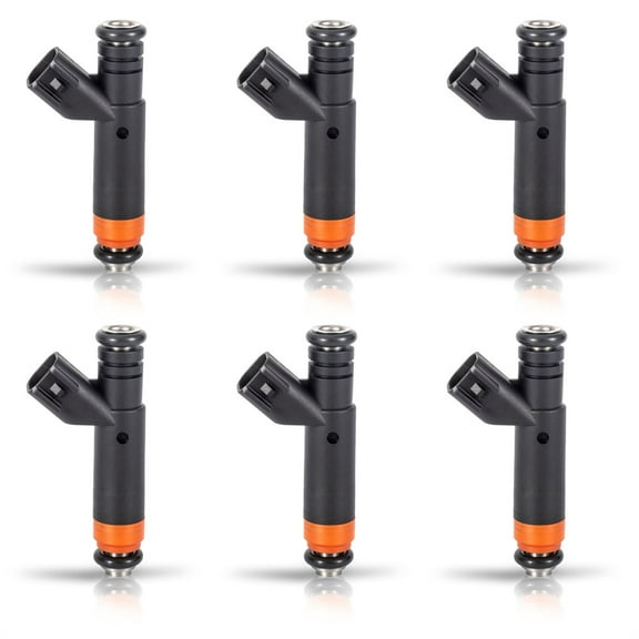 Set of 6 ISA Fuel Injectors for 1999-2004 Ford E-250 Econoline F-150 E-150 Econoline Club Wagon E-150 Econoline F-150 Heritage E-150 Club Wagon E-250 E-150 V6 4.2L
