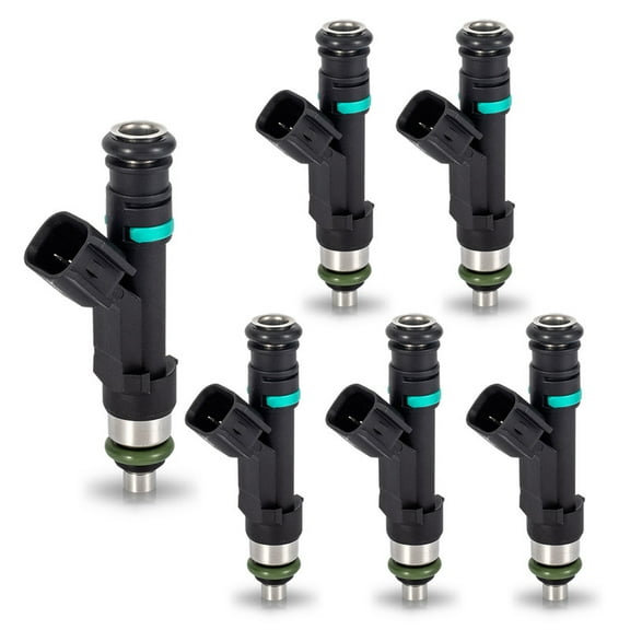 ISA Fuel Injectors for Chrysler 2008-2010 Town & Country 2008 Voyager Dodge 2008-2010 Grand Caravan Jeep 2007-2011 Wrangler Volkswagen 2009-2010 Routan 3.3L 3.8L Replacement for FJ1029 Set of 6