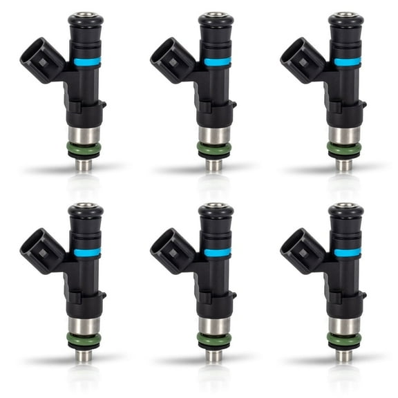 Set of 6 ISA Fuel Injectors for FJ818 0280158055 For Ford 2006-2010 Explorer & Sport Trac 2005-2010 Mustang 2005-2011 Ranger Mercury 2006-2010 Mountaineer V6 4.0L