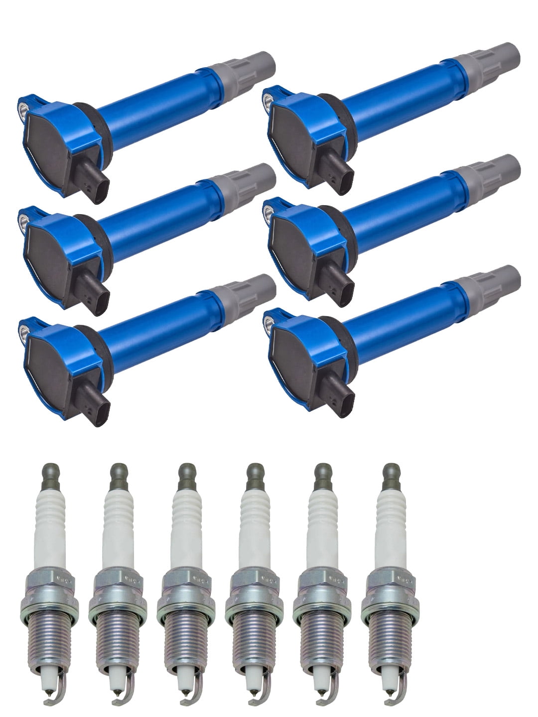 Plug Slt Set of 6 ISA High Performance Igntion Coils and 6 NGK Spark Plugs ...