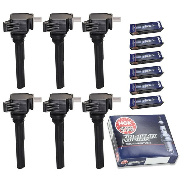Set of 6 ISA Ignition Coil & 6 Iridium Spark Plug for 2018-2021 Ford Expedition 2017-2021 Ford F-150 2017-2020 Ford GT 2018-2021 Lincoln Navigator V6 3.5L Replacement For UF826,94374