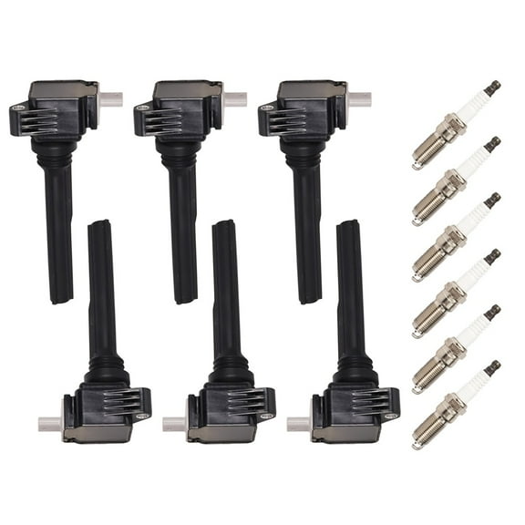Set of 6 ISA Ignition Coil & 6 Iridium Spark Plug for 2018-2021 Ford Expedition 2017-2021 Ford F-150 2017-2020 Ford GT 2018-2021 Lincoln Navigator V6 3.5L Replacement For UF826,94374