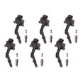 thumbnail image 1 of Set of 6 ISA Ignition Coil & 6 Double Iridium Spark Plug for 2011-2019 Mercedes-Benz E350 E350 S550 S63 AMG CLS550 V6 V8 V12 3.5L 4.7L 5.5L Replacement For UF733, UF741, 1 of 5