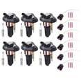 thumbnail image 1 of Set of 6 ISA Ignition Coil & 6 platinum Spark Plug & 6 Ignition Coil Connector for Chevrolet 2002-2006 Colorado Trailblazer GMC 2002-2006 Canyon Envoy Replacement For UF303,NGK 5019,S953, 1 of 5