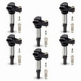 thumbnail image 1 of Set of 6 ISA Ignition Coils and 6 Autolite Spark Plugs For V6 Buick Allure, Enclave, LaCrosse, Rendezvous Cadillac CTS SRX STS GMC Acadia Chevy Traverse Replacement for UF375 XP5263, 1 of 6