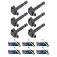 thumbnail image 1 of Set of 6 ISA Ignition Coils and 6 Denso Spark Plugs replace for 2001 Acura CL Premium Coupe 2-Door 3.2L 3210CC V6 GAS SOHC Naturally Aspirated Replacement for UF242, 1 of 4