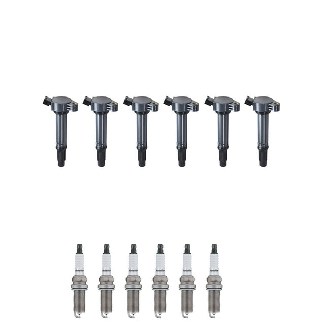 Set of 6 ISA Ignition Coils and 6 Autolite Spark Plugs for 20052021 Toyota 4Runner Tundra