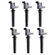 Set of 6 ISA Ignition Coils Compatible with 2001-2011 Mazda Tribute 3.0L 2001-2007 Ford Escape 3.0L 2000-2004 Mercury Sable 3.0L Replacement for FD502