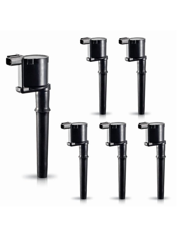 Set of 6 ISA Ignition Coils for 2005-2007 Ford Five Hundred V6 3.0L Replacement for FD502