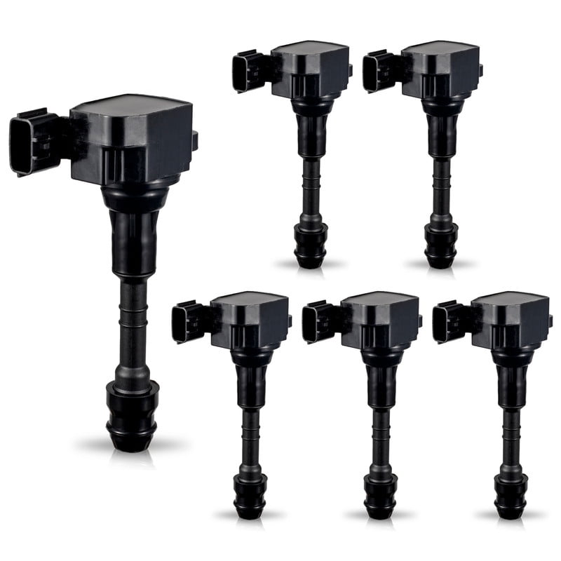Set of 6 ISA Ignition Coils Compatible with 2005-2019 Nissan Frontier 4.0L V6 Replacement for 33400-82Z10 UF349