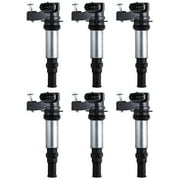 Set of 6 ISA Ignition Coils Compatible with 2004-2006 Buick Rendezvous Cadillac SRX V6 3.6L 2009 Chevy Traverse GMC Acadia Replacement for C1508 UF375