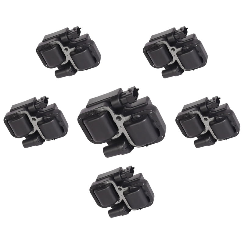 ISA Set of 6 Ignition Coil Pack For Mercedes-Benz E320 E430 E500 CL500 C280 C320 CLK430 CLK500 C43 C55 G500 ML320 ML350 ML430 ML500 S430 S500 AMG Replacement for UF359 5098138AA C1361