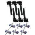 thumbnail image 1 of Set of 6 ISA Ignition Coils and 6 NGK Spark Plugs Compatible with 1998-2004 Dodge Intrepid ES Sedan 4-Door 3.5L 3497CC 215Cu. In. V6 GAS SOHC  Replacement For UF269, 1 of 4