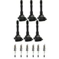 thumbnail image 1 of Set of 6 ISA Ignition Coils and 6 NGK Spark Plugs Compatible with 2008 Porsche 911 3.6L H6 3606cc -ci; GT2; Turbocharged; GAS; DOHC Replacement for UF544, 1 of 4