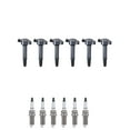 thumbnail image 1 of Set of 6 ISA Ignition Coils and 6 Spark Plugs Compatible with 2011-2016 Toyota Sienna Base Mini Passenger Van 4-Door 3.5L 3456CC V6 GAS DOHC  Replacement for UF487, 1 of 1