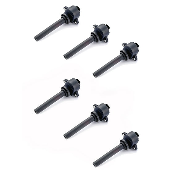 Set of 6 Ignition Coils Compatible with 1996 Isuzu Trooper LS Sport Utility 4-Door 3.2L 3165CC V6 GAS SOHC Naturally Aspirated Replacement for UF171 C1096
