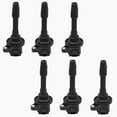 thumbnail image 1 of Set of 6 Ignition Coils Compatible with 2020 Ford Explorer Limited Hybrid Sport Utility 4-Door 3.3L 3343CC 204Cu. In. V6 ELECTRIC/GAS DOHC Naturally Aspirated Replacement for JL3E-12A366-AA, 1 of 4