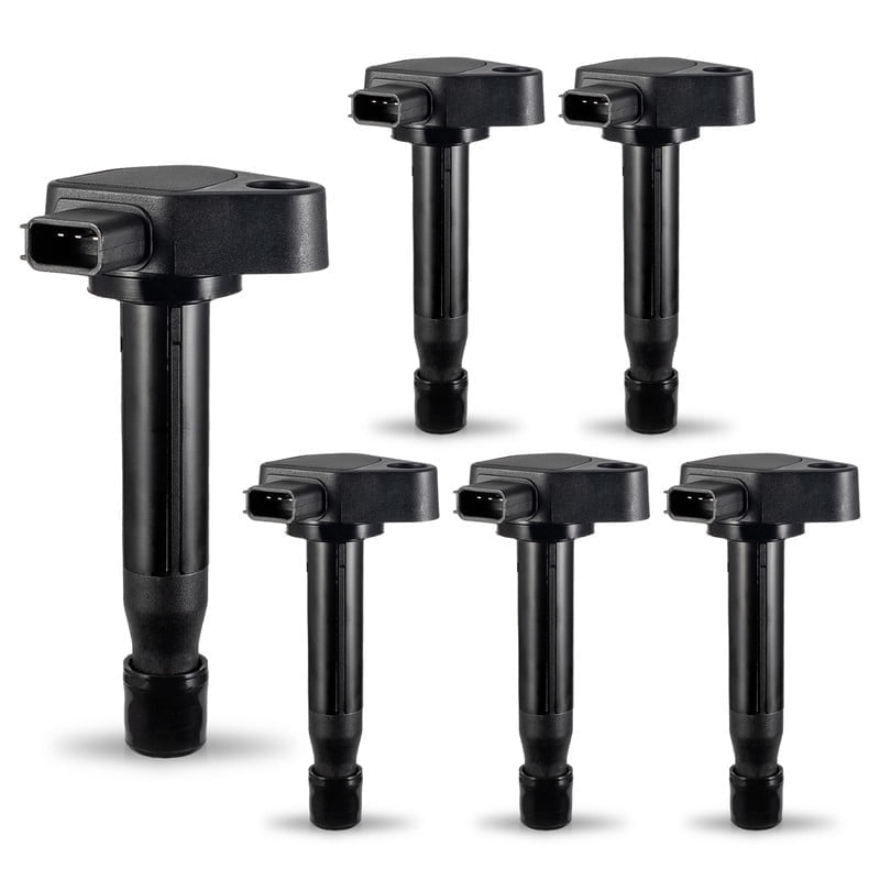 Set of 6 Ignition Coils Compatible with 99-09 Honda Accord Odyssey 3.0L 3.2L 3.5L V6 Replacement for UF242 C1221
