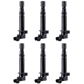 Set of 6 Ignition Coils Compatible with Jeep - CHEROKEE LIBERTY - Dodge - NITRO RAM 3.7L V6 replacement forUF270 Fits select: 2005-2007 JEEP GRAND CHEROKEE LAREDO/COLUMBIA/FREEDOM