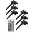thumbnail image 1 of Set of 6 Ignition Coils and Permatex 22058 Dielectric Tune-Up Grease Compatible with 2007-2011 Mercedes-Benz ML63 AMG 6.3L V8 6208cc -ci Replacement for UF609, 1 of 1