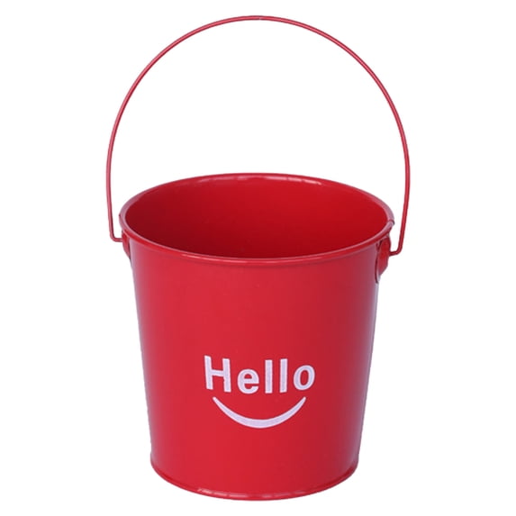 Set of 6 Metal Tin Buckets, Mini Storage Pails for Pens, Snacks, Flowers, Crafts, 4.3X3.5 Inch, Suitable for Home And Party Decor, A Small Iron Bucket