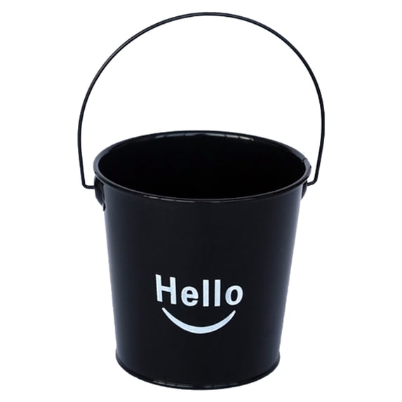 Set of 6 Metal Tin Buckets, Mini Storage Pails for Pens, Snacks, Flowers, Crafts, 4.3X3.5 Inch, Suitable for Home And Party Decor, A Small Iron Bucket