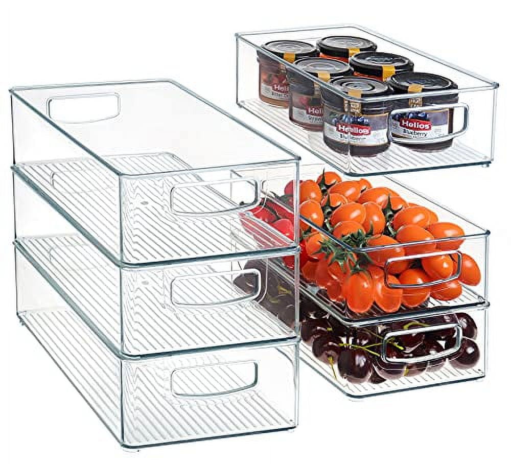 https://i5.walmartimages.com/seo/Set-6-Refrigerator-Organizer-Bins-3-Large-3-Medium-Sizes-Stackable-Fridge-Organizers-Kitchen-Freezer-Countertops-Cabinets-Clear-Plastic-Pantry-Food-S_e0d41a74-e35b-42cc-aded-997613f8b9e5.716b762f01c2641e9df5a180c5dd001a.jpeg