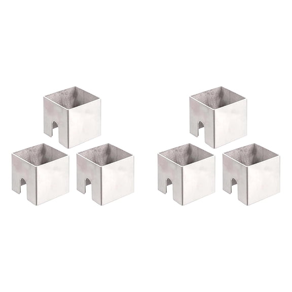 Set of 6 Stainless Steel BBQ Spacer Stands for Fire Plates 2 Inch, Designed to Maintain Distance and Stability for Grill Mats Suitable for All Fire Models, Grills and Outdoor Cooking