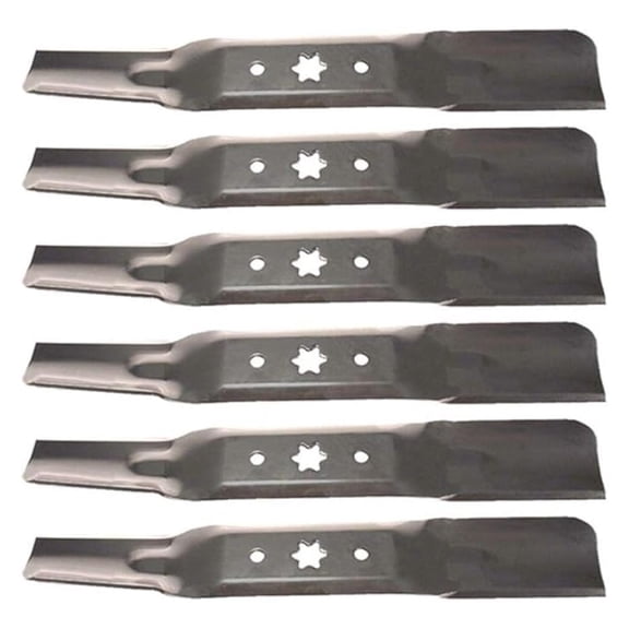 Set of 6 Troy-Bilt TB 2350 Super Bronco 50 XP 50 FAB XP 50 Fit 34 Lawn Mower Blades Fits Models 13AAA1KQ066 13AQA2KQ011 13WQA2KQ011 17ANCACZ066 17AQNAMU066 17ARCACQ011