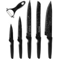 thumbnail image 1 of Set, 6 count Kitchen  Set with Anti-Rust Coating &  Handles, Lightweight, Dishwasher Safe stainless steel ,  for Kitchen Enthusiasts, Family Chef(Beauty handle), 1 of 6
