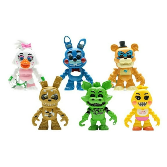 Set 6 pcs Inspired by Game Five Night at Freddys Toys | Mini Figures with Masks | FNAF Action Figure