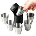 thumbnail image 1 of Set of 6pcs Stainless Steel Shot Glasses Drinking Vessel 30 ml (1oz) Stainless Steel Cups Shatterproof Pint Drinking Cups Metal Drinking Glasses for Kids and Adults, 1 of 9