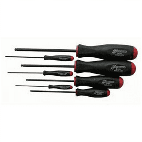 Bondhus Corp. Set 7 Ball End Screwdrivers
