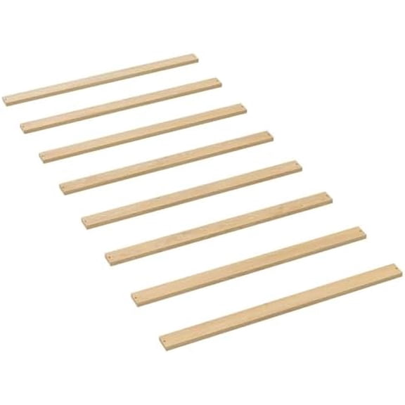 Set of  (8) 39 Inch Twin/Single Size Solid Wood Support Bed Slats |Platform Frame for MattressBunkie Board, Box Spring or Foundation Replacement Option$$Home Decor, Kitchen, & Other