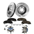 thumbnail image 1 of Set of 8 Front 302.95mm Drilled Slotted Brake Disc Rotors-Wheel Hub Bearing Assembly-Ceramic Brake Pad Kit For 2006 2007 Chevrolet Monte Carlo with 302.8 (mm) Front Rotor, 1 of 10