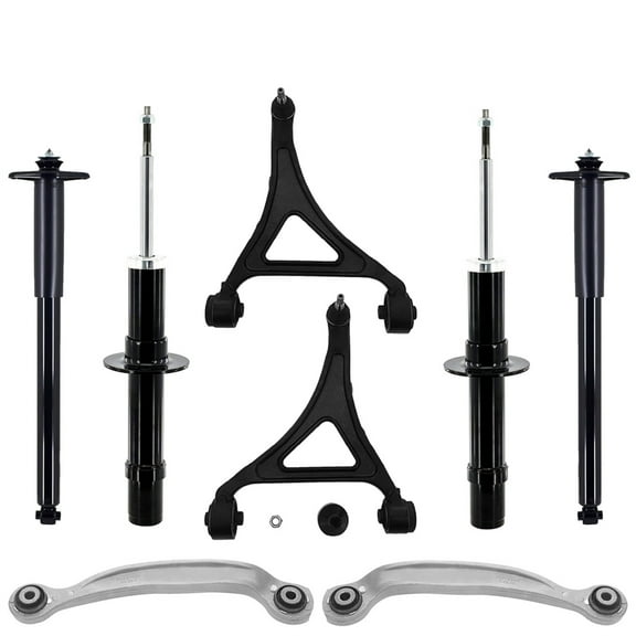 Set of 8 Front Lower Control Arm Ball Joint-Suspension Strut Assembly-Rear Upper Rearward Control Arm-Complete Shock Absorber Kit For 2005-2008 Dodge Magnum