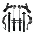 thumbnail image 1 of Set of 8 Front Lower Control Arm Ball Joint-Suspension Strut Assembly-Rear Upper Rearward Control Arm-Shock Absorber For 2009-2012 Chevrolet Traverse Monotube Performance Upgrade, 1 of 10
