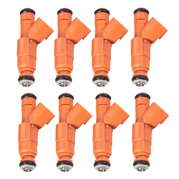 Set of 8 Fuel Injectors Compatible with 2000 Ford Crown Victoria 4.6L V8 2000-2003 Ford E350 6.8L V8 2000-2005 Excursion 6.8L V8 2000-2004 F250 F350 F450 F550 6.8L V8 Replacement for 0280155917