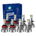 thumbnail image 1 of Set 8 H8/H9/H11 H7 LED Bulb Super Bright Daytime Running High Beam Low Beam Fog Light 140W, 12V, 6000K, Lifespan 30,000 hours, Waterproof rate IP68, -15c~105c For 2009-2013 BMW 328I Xdrive, 1 of 4