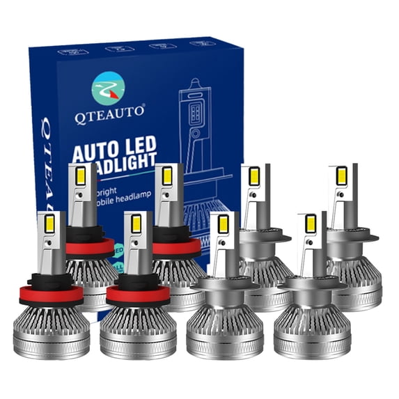 Set 8 H8/H9/H11 H7 LED Bulb Super Bright Daytime Running High Beam Low Beam Fog Light 140W, 12V, 6000K, Lifespan 30,000 hours, Waterproof rate IP68, -15c~105c For 2009-2013 BMW 328I Xdrive
