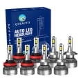 thumbnail image 1 of Set 8 H8/H9/H11 H7 LED Bulb Super Bright Daytime Running High Beam Low Beam Fog Light 140W, 12V, Color Temperature 6000K, 30,000 hours, Waterproof rate IP68, -15c~105c For 2012-2015 BMW X1, 1 of 4
