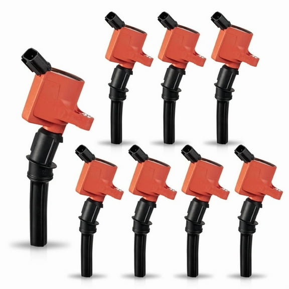 Set of 8 ISA Energy Ignition Coils Compatible with 1997-2019 Ford E-150 E-250 E-350 F150 F250 & Lincoln Town Car & Mercury Grand Marquis 4.6L 5.4L V8 Replacement for DG508 FD503