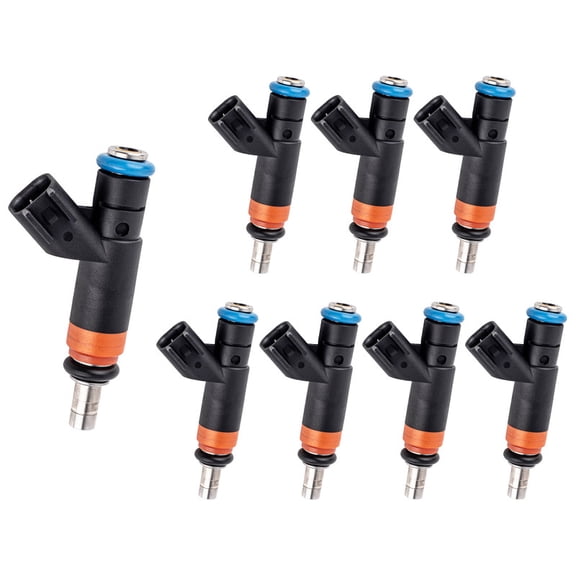 Set of 8 ISA Fuel Injectors for 2010-2018 Chrysler 300 2005-2010 Chrysler 300 2008-2010 Dodge Challenger 2011-2018 Dodge Durango 2009-2010 Jeep Commander V8 5.7L 6.1L Replacement For FJ732