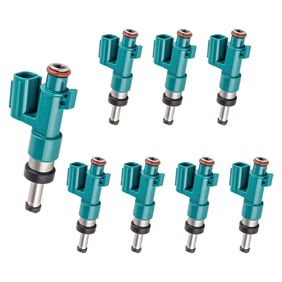 Set of 8 ISA Fuel Injectors for 2019-2020 Lexus GS F 2010-2011 Lexus GS460 2019-2021 Lexus LC500 2010-2016 Lexus LS600h 2019-2022 Lexus RC F V8 4.6L 5.0L Replacement For FJ1207