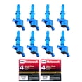 thumbnail image 1 of Set of 8 ISA High Performance Ignition Coils and 8 Motorcraft Spark Plugs Compatible with 2008-2010 Ford F250 super duty V8 5.4L Replacement for FD508 DG511, 1 of 6