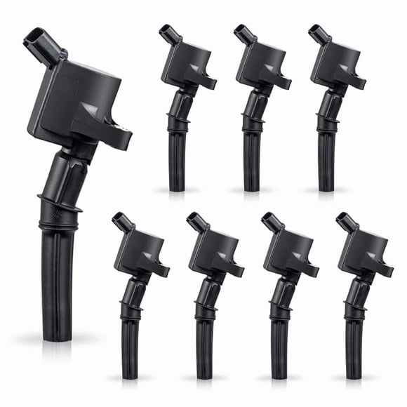 Set of 8 ISA Ignition Coil Compatible with Ford F150 F250 E150 E350 Lincoln Navigator Town Car Crown Victoria Expedition Mustang GT Mercury Grand Marquis 4.6L 5.4L 6.8L V8 DG508 FD503 C1417 C1454