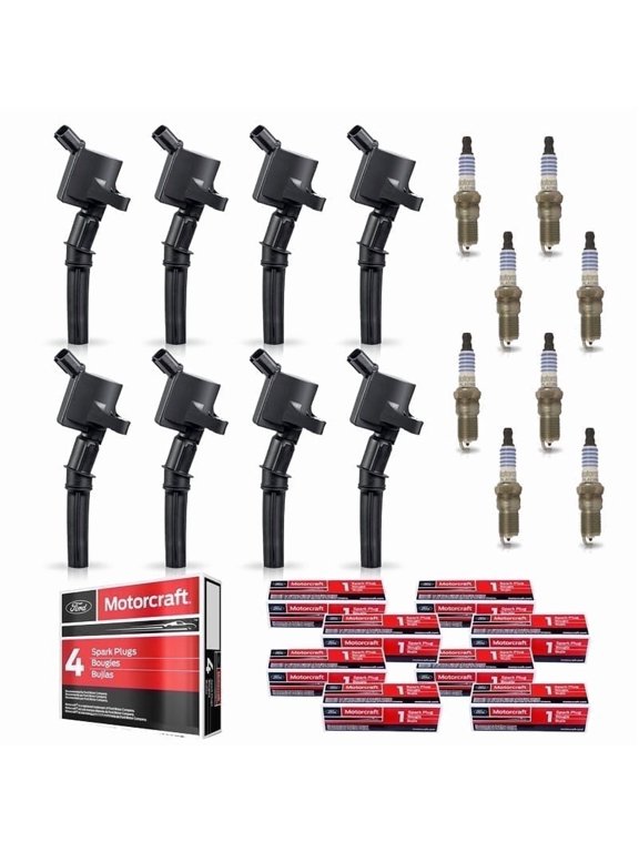 Set of 8 ISA Ignition Coils DG508 & 8 Motorcraft Spark Plugs SP479 for Ford 5.4L V8 DG472 DG457 DG491 Crown Victoria Expedition F-150 F-250 Mustang Lincoln Mercury