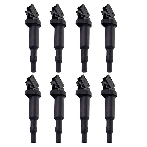 Set of 8 ISA Ignition Coils Compatible with 2002-2016 BMW 325i 328i 335i 535i 550i 750i X3 X5 X6 E60 M5 525xi N54 2.5L 3.0L 4.4L 4.8L Replacement for C1638 UF592