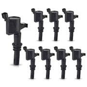 Set of 8 ISA Straight Boot Ignition Coils for 2004-2008 Ford F150 2005-2009 F250 2005-2008 F350 2005-2008 Expedition 2006-2008 Explorer V8 4.6L 5.4L Replacement for DG511 C1541 FD508
